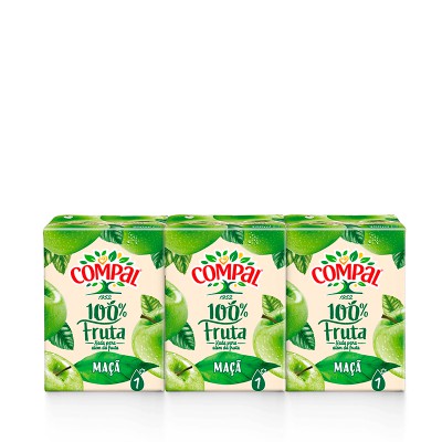 Compal 100% Apple Juice 3X0.20L